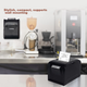 Термопринтер чеків Gprinter GP-D801, 80 мм, USB + мережевий порт + мережа 2.4G, принтер для друку замовлень на рецепції/на кухні, настінний, з автоматичним різанням паперу - изображение 6