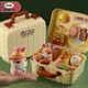 Дитяча жадібна мила коробка для пікніка Mimiworld, реалістичний маленький кролик, іграшка для дівчаток, новорічний подарунок для дівчаток - изображение 4