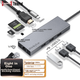 Док-станция расширения ThinkPad Lenovo Type-C, адаптер USB-C на HDMI, USB-концентратор, порт RJ45 Gigabit Ethernet, совместима с ноутбуками Huawei и Xiaomi, конвертер-док-станция расширения LC08 - зображення 5
