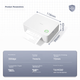 Принтер для виправлення помилок Deli Meow Meow Machine X5S, 3-дюймовий широкоформатний надвисокої чіткості з виправленням помилок, помічник з домашнього завдання, міні-портативний фототермічний принтер для студентів без копіювання - изображение 5