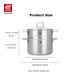 Пароварка ZWILLING из нержавеющей стали, для приготовления супа, рыбы и булочек, набор NovaPlus, 24 см. - изображение 1