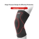 Наколенник японский D&M спортивный для бега и баскетбола компрессионный 4908 - изображение 3
