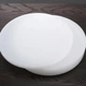 Круглая разделочная доска Quanshi 45*10 см, многослойная, из полиэтилена, для разделки мяса и овощей, коммерческая разделочная доска для мясников, доска для разделки костей, белая. - изображение 7
