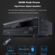 Підсилювач SANSUI UX66, домашній кінотеатр 5.1-канальний AV-підсилювач, високоякісний аудіо бездротовий смарт-підсилювач Bluetooth для домашнього караоке - зображення 1