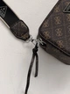 Женская сумка Guess 4G коричневая кроссбоди с ремнем через плечо - изображение 5