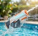 Электрический водяной бластер с автоматической подачей воды и подсветкой Белый с Серым (i7-173310) - изображение 5