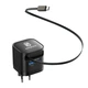 Сетевое зарядное устройство ASOMETECH 65W GaN 1U2C с выдвижным кабелем Type C (RCE-6508ACX) - изображение 1