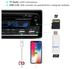 Автомагнитола 1 DIN N1901 с Bluetooth, FM радио, MP3 плеер, USB 2 порта, пульт управления на руль, hands-free комплект для авто - изображение 2