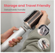 Фен-щетка 4 в 1 Hair Dryer Brush 110 000 RPM | Ионный стайлер 1400W для сушки, объема, выпрямления и завивки волос - изображение 6