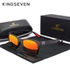 Чоловічі поляризаційні сонцезахисні окуляри KINGSEVEN 7366 Black Red - зображення 1