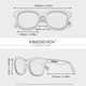 Мужские поляризационные солнцезащитные очки KINGSEVEN 788 Black Red - изображение 4