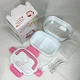 Ланчбокс электрический Electric Lunch Box с подогревом 220V/12V. Термос для еды с подогревом (1236) Белый/Розовый - изображение 2