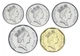 Набор монет Фиджи набор из 5 монет 2009-2010 UNC 5, 10, 20, 50 центов, 1 доллар - изображение 2