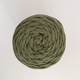 Шнур плетений YarnArt macrame cord 5 мм с сердечником для макраме зелений №787 - зображення 4