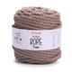 Шнур кручений rope macrame 9 mm 55м 1000г какао №768 - изображение 1