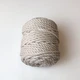Шнур кручений rope macrame 9 mm 55м 1000г бежевий №753 - изображение 5
