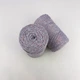 Шнур плетений з люрексом YarnArt macrame cotton Lurex 2мм капучино №727 - изображение 2
