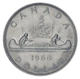 Монета Канада 1 долар 1968 F-VF Регулярний випуск — Подорож на каное - зображення 1