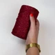 Шнур плетений з люрексом YarnArt macrame cotton Lurex 2мм червоний люрекс срібло №739 - изображение 3