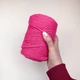 Шнур кручений для макраме YarnArt macrame rope 5мм яскраво-рожевий 500г (№803) - изображение 4