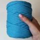 Шнур плетений YarnArt macrame cord 5 мм с сердечником для макраме яскраво-блакитний (№763) - изображение 3