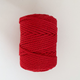 Шнур кручений для макраме YarnArt macrame rope 5мм червоний 500г (№773) - изображение 5