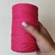 Шнур плетений YarnArt macrame cotton 2мм яскраво-рожевий (№803) - изображение 6