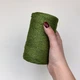 Шнур плетений з люрексом YarnArt macrame cotton Lurex 2мм хакі (№741) - изображение 4