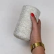 Шнур плетений з люрексом YarnArt macrame cotton Lurex 2мм натуральний люрекс (№724) - изображение 3