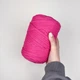 Шнур плетений YarnArt macrame cord 5 мм с сердечником для макраме фуксія (№771) - изображение 4