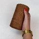 Шнур плетений з люрексом YarnArt macrame cotton Lurex 2мм карамель люрекс (№742) - изображение 4