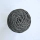 Шнур плетений YarnArt macrame cord 5 мм с сердечником для макраме темно-сірий (№758) - изображение 3
