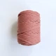 Шнур плетений YarnArt macrame cord 5 мм с сердечником для макраме троянда (№792) - изображение 3