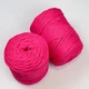 Шнур плетений YarnArt macrame cord 5 мм с сердечником для макраме яскраво-рожевий (№803) - изображение 1