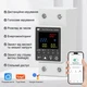 Розумний автоматичний вимикач Wi-Fi смарт автомат 63A 1P+N Tuya Smart Life з лічильником таймером енергомоніторингом - зображення 2