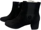 Botki damskie zamszowe Geox D16CBA00021-C9999 39 Czarne (8050036225542) (955555906539653) - Outlet - obraz 3