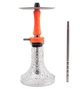 Кальян Sky Hookah Pulsar Ultra Orange оранжевый компактный из нержавейки 34см с накладкой из эпоксидной смолы - изображение 1