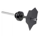 Кальян Embery Mini MONO 3.1 Black компактный из нержавеющей стали 38см черный на уплотнителе - изображение 2
