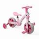 Дитячий велосипед-трансформер 4в1 Best Trike JM-1071-9, колеса EVA, металева рама, педалі, рожевий - зображення 1