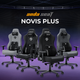 Fotel gamingowy Anda Seat Novis Plus XL Elegant Black (AD23YC-XL-01-B-PV-B04) - obraz 8