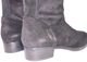 Kozaki damskie zamszowe Geox D26G1A022JZ-C9999 37.5 Czarne (8050036686152) (955555906559750) - Outlet - obraz 5
