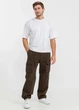 Штаны Карго Baggy с ремнем в поясе коричневые 3XL - изображение 6