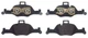 Гальмівні колодки BREMBO P06107 BMW 5 Series, X3, 7 Series 34106888482, 34106898192, 34116875396 - зображення 2