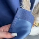 Готовые шторы Синие лен 270*150 см модные плотные портьеры для спальни и гостиной - изображение 4
