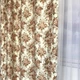 Шторы атласные с кофейными цветами в стиле прован ALBO 150×270 см, комплект 2 шт. (SH-631-3) - изображение 4