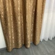 Льняные мраморные шторы ALBO кофейные 200×270 см, комплект 2 шт. (SH-M19-10) - изображение 4