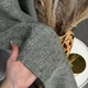 Легкие льняные шторы на люверсах ALBO темно-серые 200×260 см, комплект 2 шт. (SH-LM1-12) - изображение 3