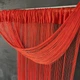Нитяные шторы однотонные Красные 300x280 cm ALBO(NO-11) - изображение 1