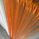 Нитяные шторы однотонные Оранжевые 300x280 cm ALBO (NO-30) - изображение 3