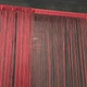 Нитяные шторы однотонные Бордовые 300x280 cm ALBO(NO-5) - изображение 2
